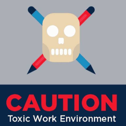 caution toxic work sign