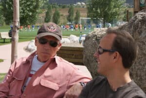 Bob Vanourek practicing silence in leadership during a conversation with son Gregg